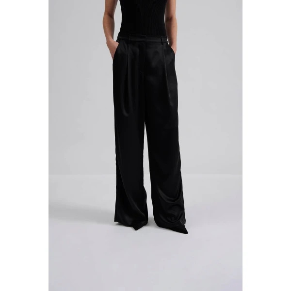 By Malina Sarah Trousers in Black, view 3