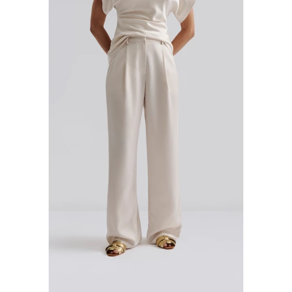 By Malina Sarah Trousers in Vanilla, view 3