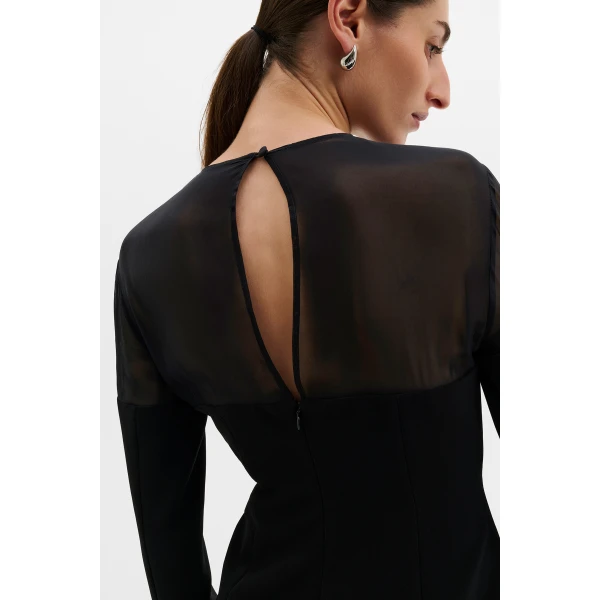 By Malina Selina Top in Black, view 5
