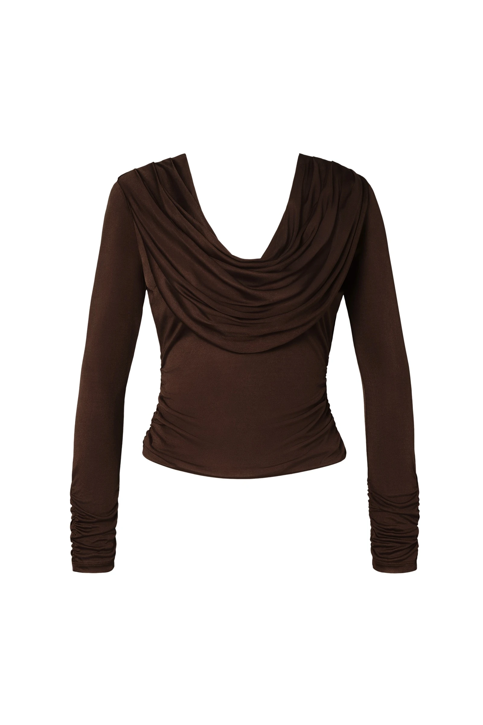 By Malina Signe Top in Dark Brown By Malina Signe Top in Dark Brown