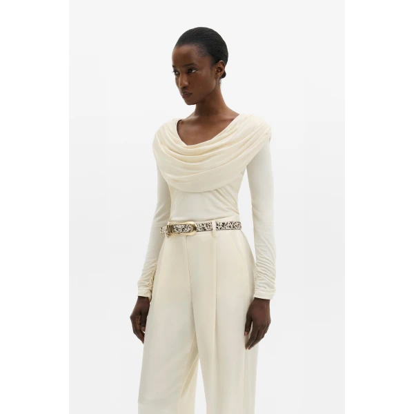 By Malina Signe Top in Pearl, view 2
