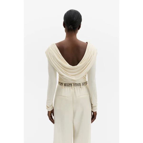 By Malina Signe Top in Pearl, view 4