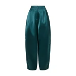 By Malina Smilla Satin Trousers in Teal