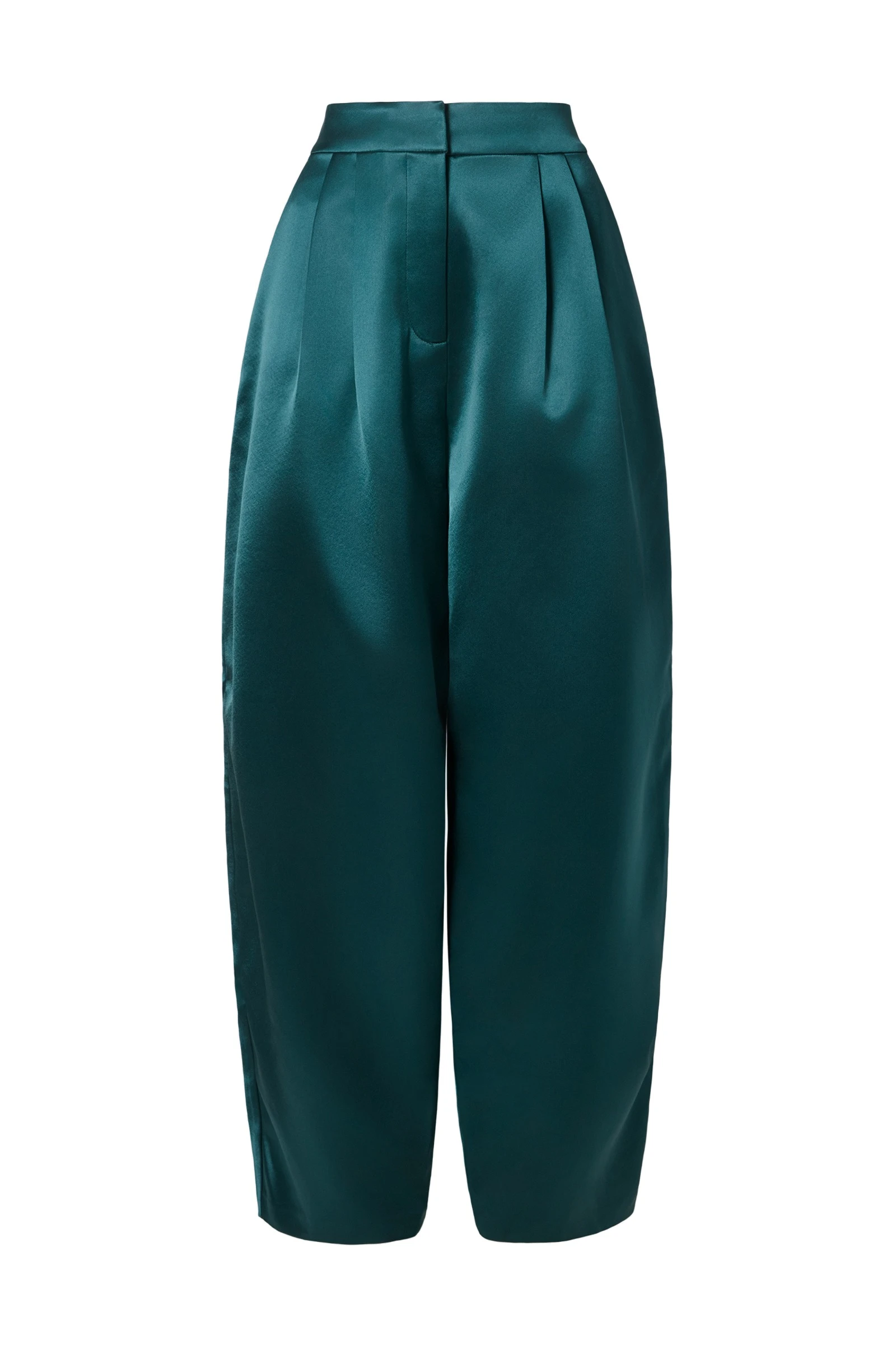 By Malina Smilla Satin Trousers in Teal By Malina Smilla Satin Trousers in Teal