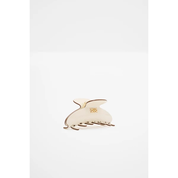 By Malina Tekla Hair Clip in Pearl, view 3