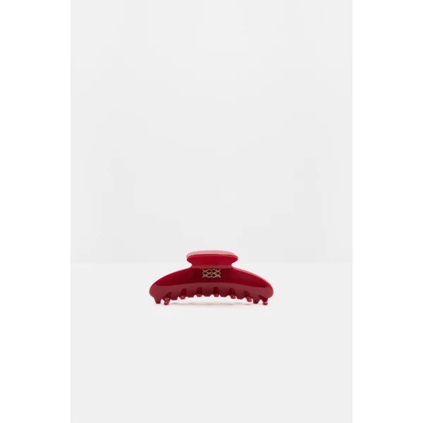 By Malina Tekla Hair Clip in Ruby, view 3