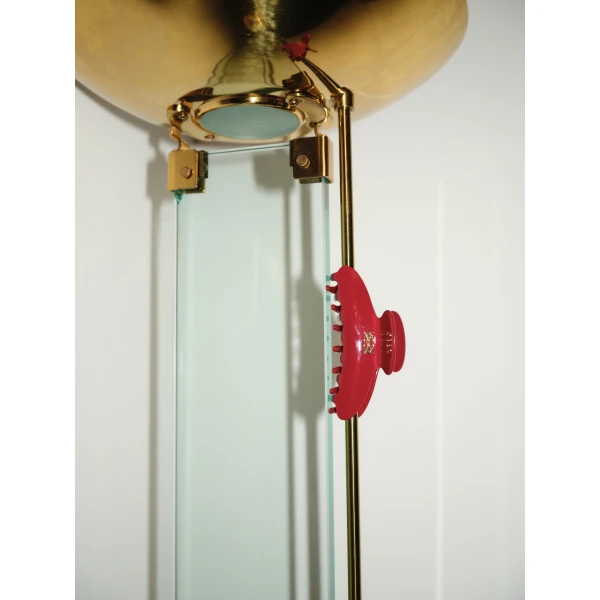 By Malina Tekla Hair Clip in Ruby, view 4