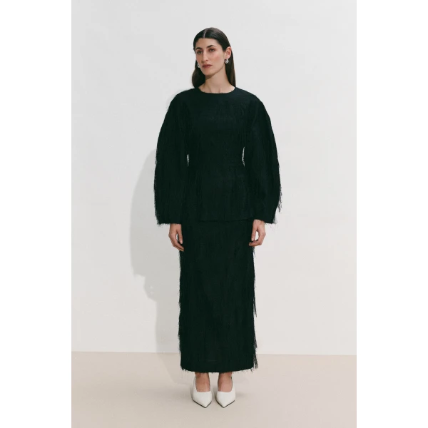 By Malina Tindra Top in Black, view 6