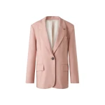 By Malina Tua Oversized Blazer in Soft Pink