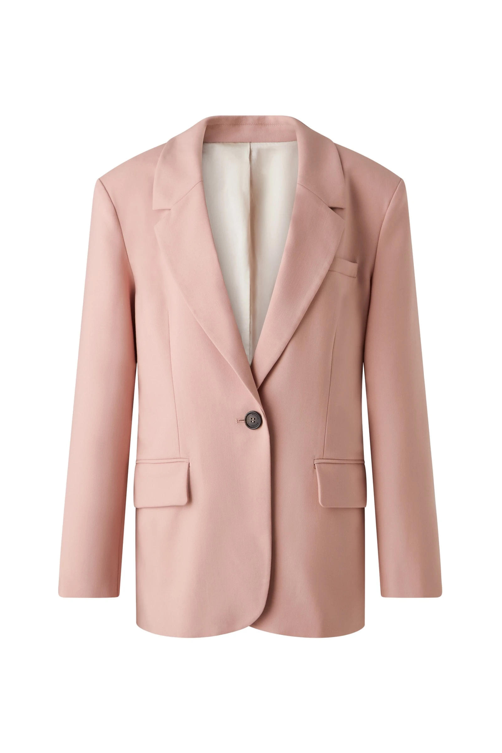 By Malina Tua Oversized Blazer in Soft Pink By Malina Tua Oversized Blazer in Soft Pink