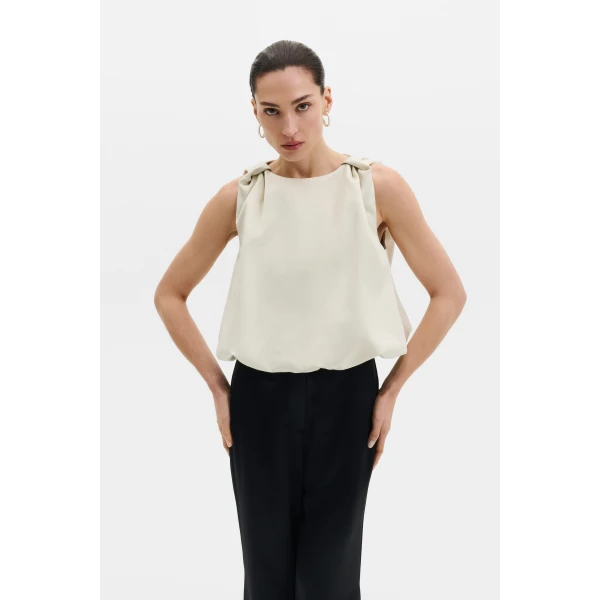 By Malina Valentina Top in Pearl, view 2