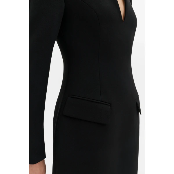 By Malina Vanesa Maxi Dress in Black, view 5