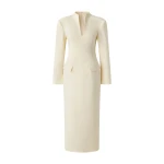 By Malina Vanesa Maxi Dress in Pearl