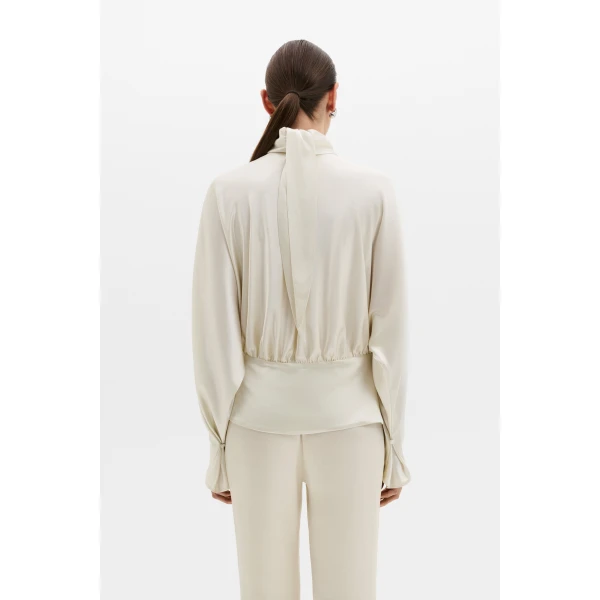 By Malina Vilja Blouse in Pearl, view 4