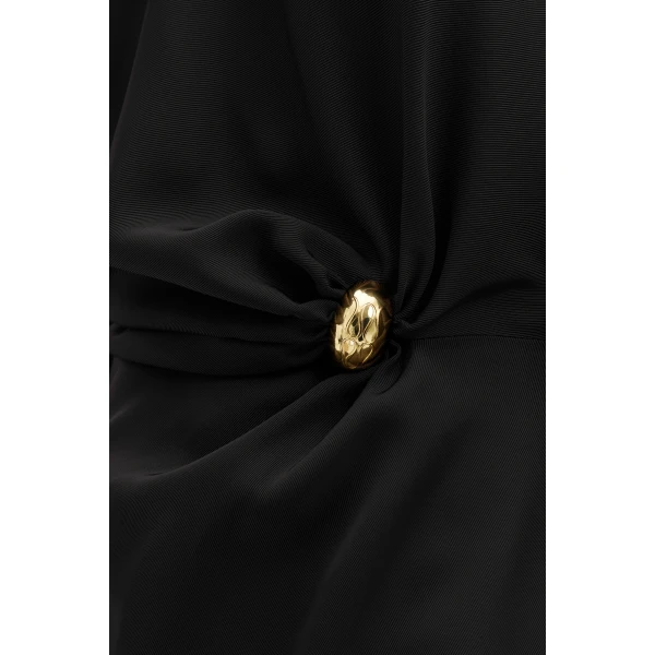 By Malina Zilla Blouse in Black, view 5