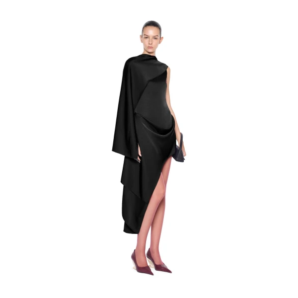 CHATS by C.Dam Aisha Dress in Black, view 2