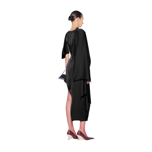 CHATS by C.Dam Aisha Dress in Black, view 3