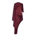 CHATS by C.Dam Aisha Dress in Sangria Red
