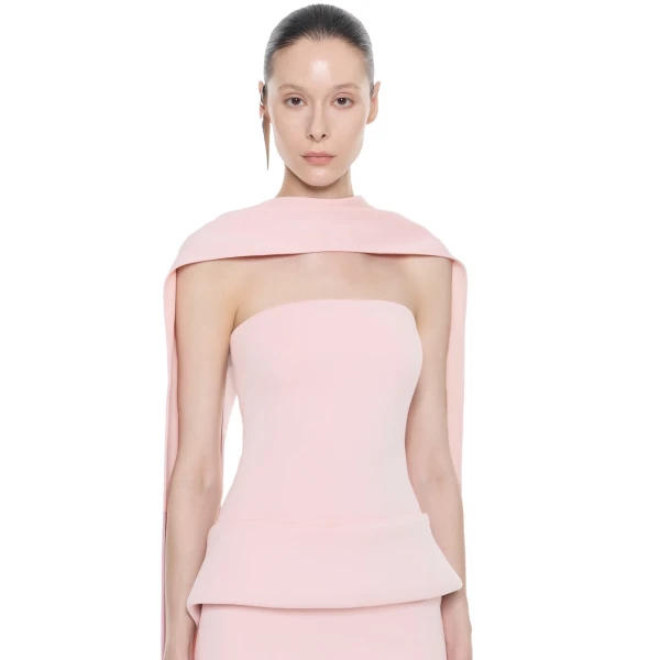 CHATS by C.Dam Alcor Dress in Pink, view 4