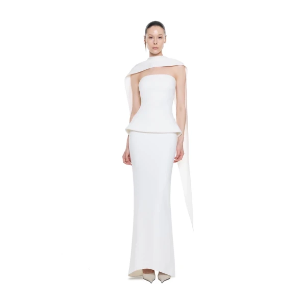 CHATS by C.Dam Alcor Dress in White, view 2