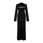 CHATS by C.Dam Amal Coat in Black
