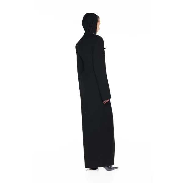 CHATS by C.Dam Amal Coat in Black, view 3