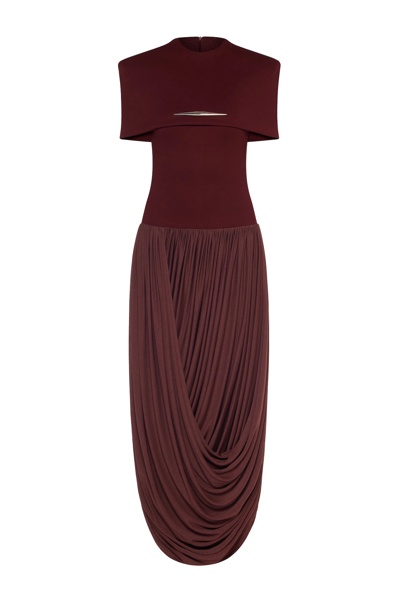 CHATS by C.Dam Amiri Dress in Reddish Brown CHATS by C.Dam Amiri Dress in Reddish Brown