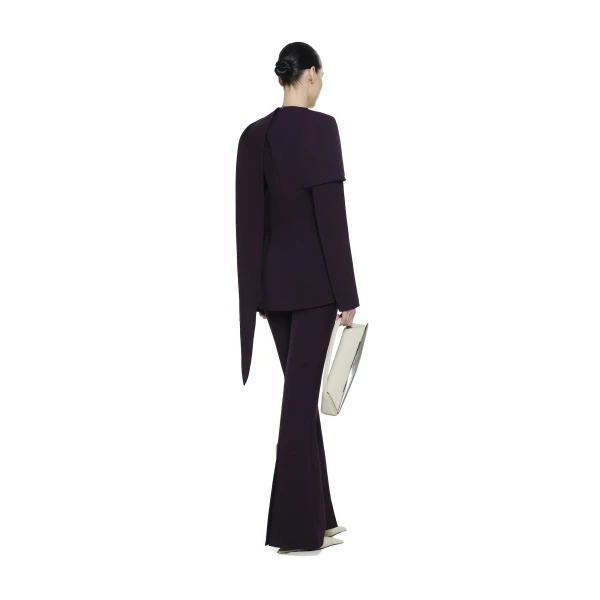 CHATS by C.Dam Ari Trousers in Mulberry Red, view 3