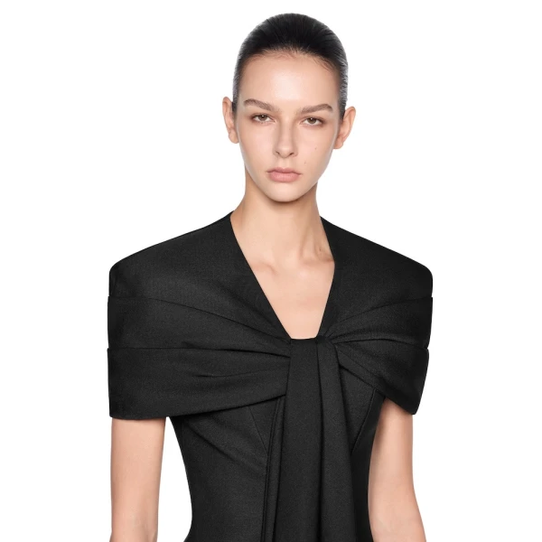 CHATS by C.Dam Caroline Dress in Black, view 4