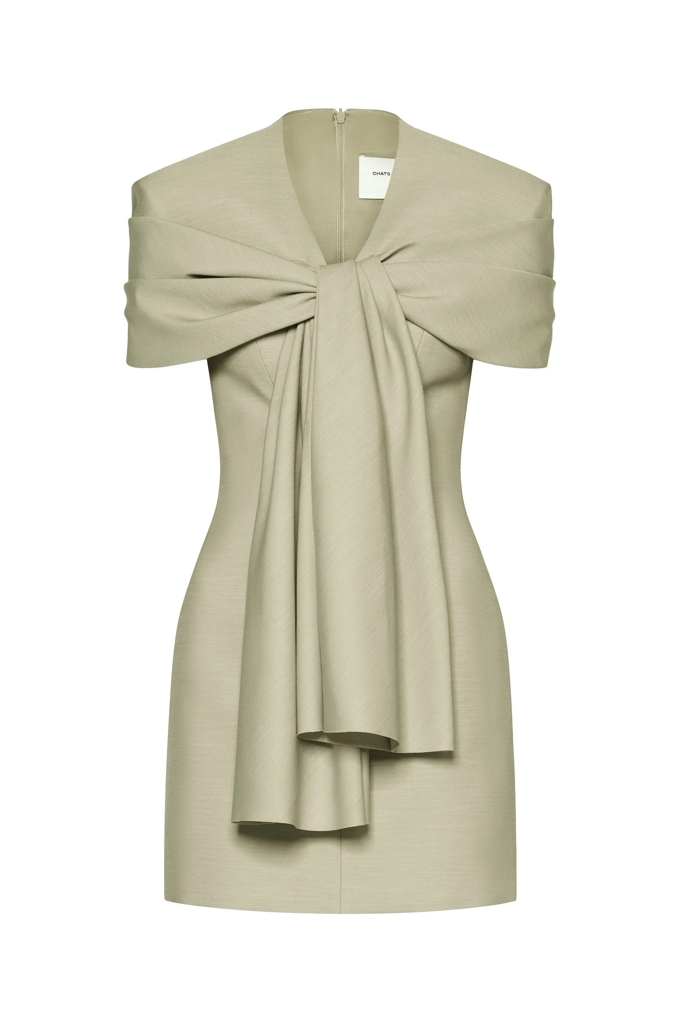 CHATS by C.Dam Caroline Dress in Sage Olive CHATS by C.Dam Caroline Dress in Sage Olive