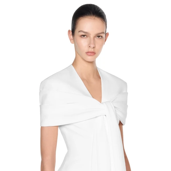 CHATS by C.Dam Caroline Dress in White, view 5