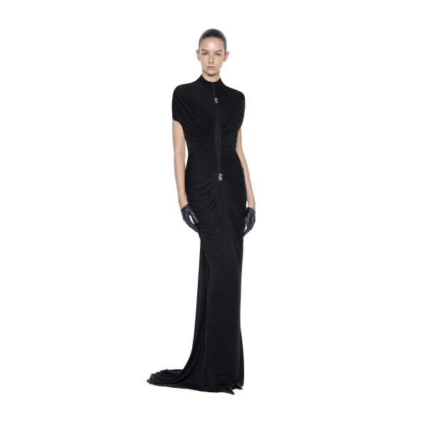 CHATS by C.Dam Cecilia Dress in Black, view 2