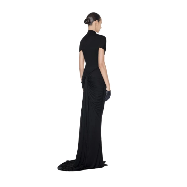 CHATS by C.Dam Cecilia Dress in Black, view 3