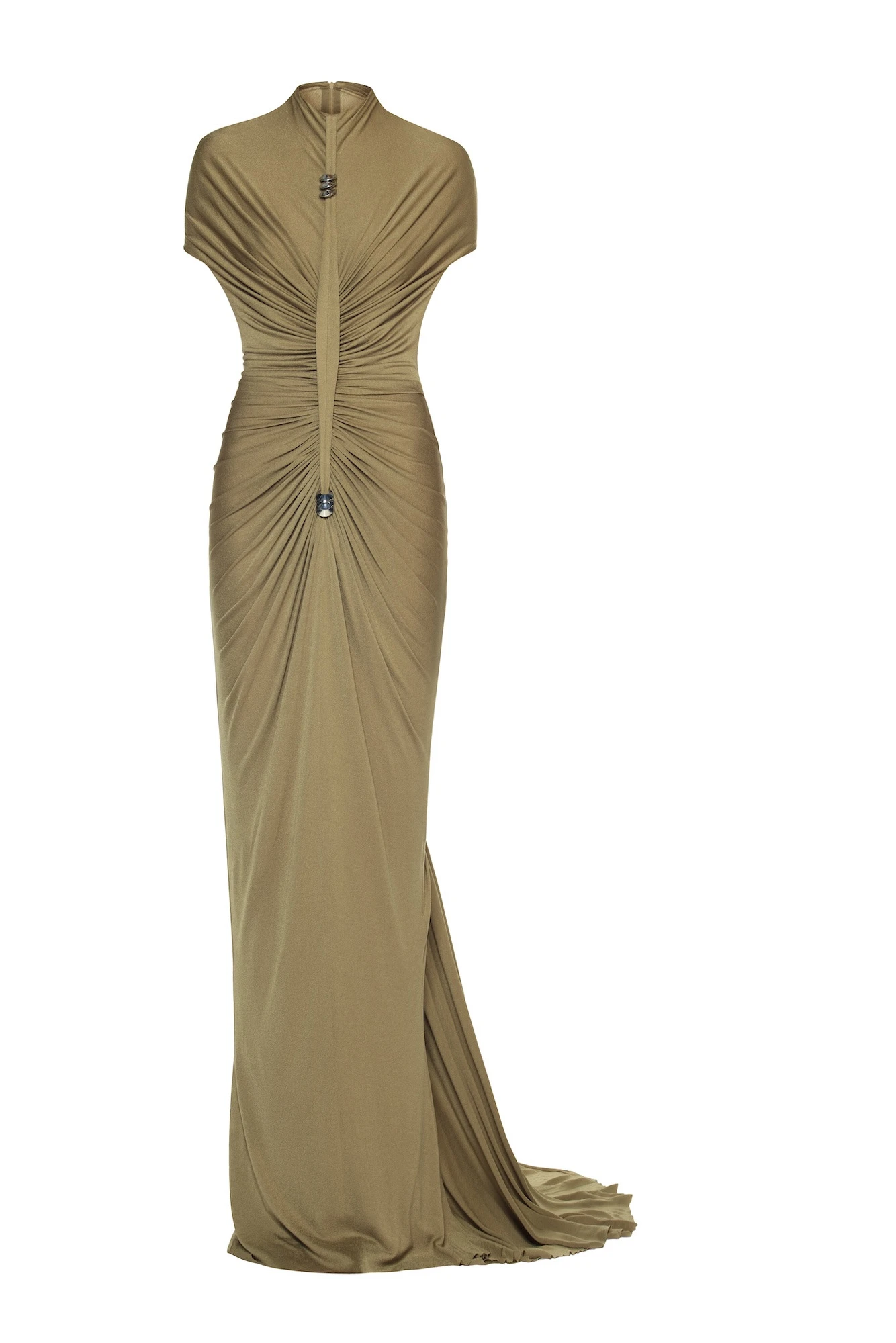 CHATS by C.Dam Cecilia Dress in Mustard Green CHATS by C.Dam Cecilia Dress in Mustard Green