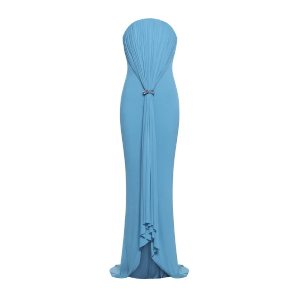 CHATS by C.Dam Cetus Dress in Cerulean Blue