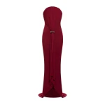 CHATS by C.Dam Cetus Dress in Deep Red