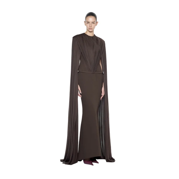 CHATS by C.Dam Curie Dress in Brown, view 2