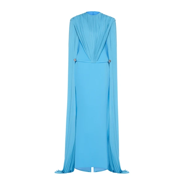 Curie Dress in Cerulean Blue