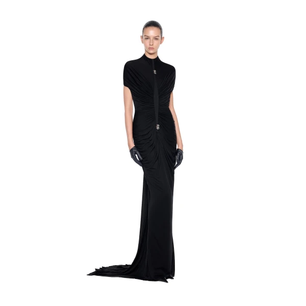 CHATS by C.Dam Edith Dress in Black, view 2