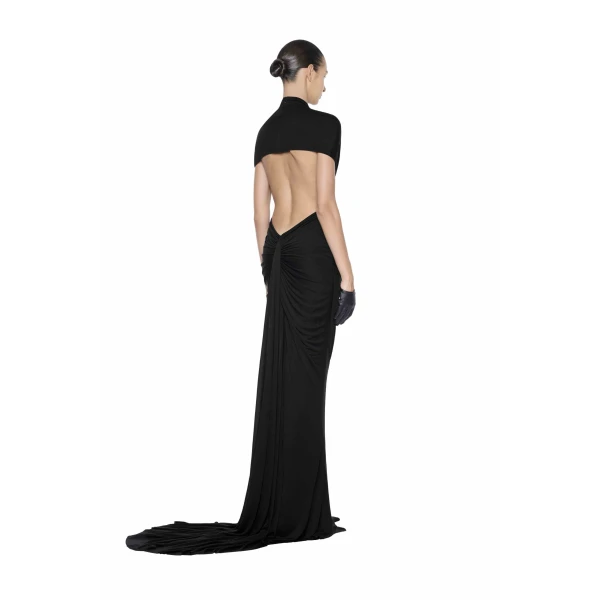 CHATS by C.Dam Edith Dress in Black, view 3