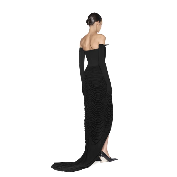 CHATS by C.Dam Elion Dress in Black, view 3