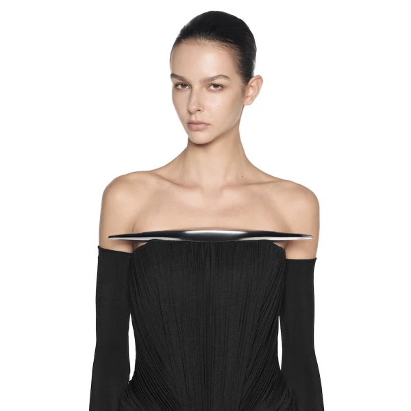 CHATS by C.Dam Elion Dress in Black, view 4