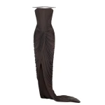 CHATS by C.Dam Elion Dress in Brown