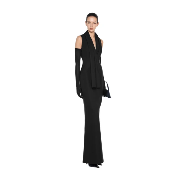 CHATS by C.Dam Fatima Dress in Black, view 2
