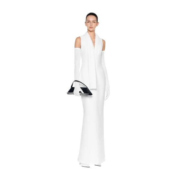 CHATS by C.Dam Fatima Dress in White, view 2