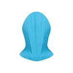 CHATS by C.Dam Grim Corset Top in Cerulean Blue