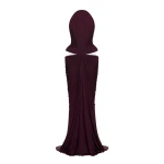 CHATS by C.Dam Grimes Dress in Maroon Red