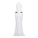 CHATS by C.Dam Grimes Dress in White
