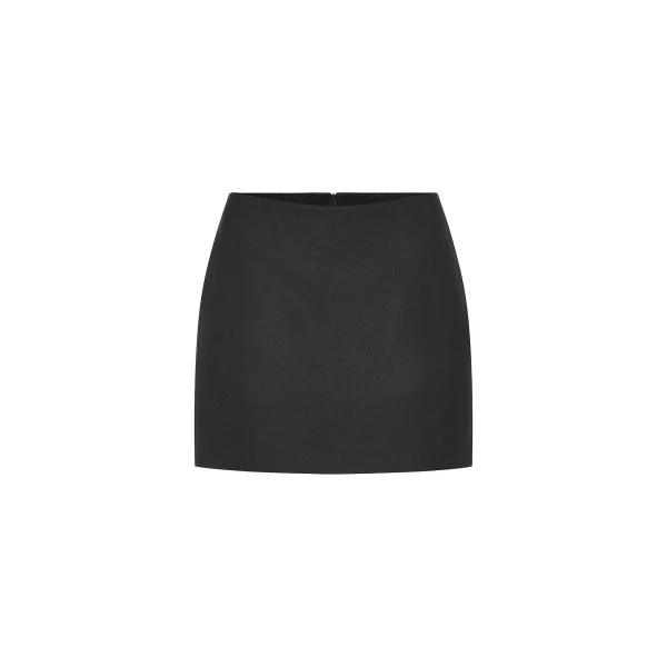 CHATS by C.Dam Hannah Vest and Skirt Set in Black, view 6