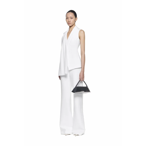 CHATS by C.Dam Hannah Vest and Skirt Set in White, view 4